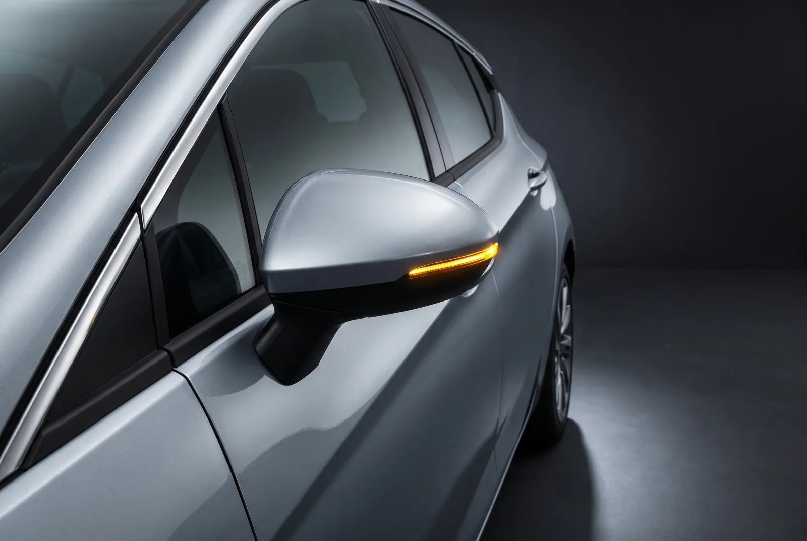 Detail van een Opel Astra